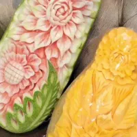 میوه آرایی و کدو هندونه