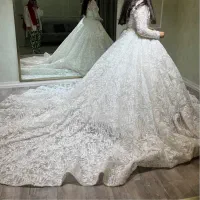 لباس عروس مجلل نو