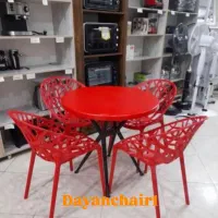ست میز گرد و صندلی باغی آریا پلاست|میز و صندلی غذاخوری|اسلامشهر, زرافشان|دیوار