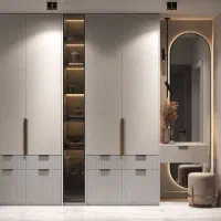 کمد/کمد دیواری/تخت خواب/تخت کم جا/کلوزت|جاکفشی، کمد، دراور|قم, زنبیل آباد|دیوار