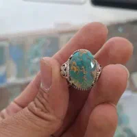 انگشتر فیروزه رکاب نقره|جواهرات|نیشابور, فردوس شمالی|دیوار