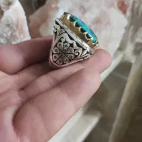 انگشتر کلکسیونی دست ساز فیروزه نیشابور|جواهرات|اندیشه, شهرک صدف|دیوار