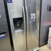 ساید بای ساید یخچال کمبی فریزر دوقلو استیل سفید