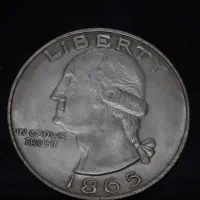 سکه 1 دلار 1865