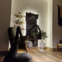 آباژور پاپیه ماشه طرح چراغ خسته