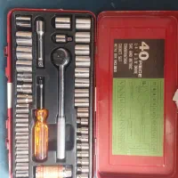 جعبه بکس 40 تیکه و پیچ گوشتی ژاپنی قدیمی عتیقه نو