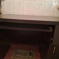 با سلام میز سالم و بدون ترک .با چوب خالص ام دی اف|میز تحریر و کامپیوتر|مشهد, فاطمیه|دیوار