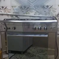 اجاق گاز تمام استیل مدل فر