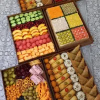 دسر فینگرفود پیش غذا کیک شیرینی حلوا