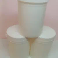 ظرف پلاستیکی در دار ارتفاع 10سانتیمتر قطر 7سانت