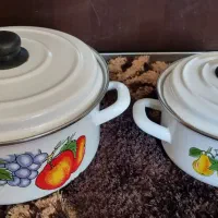 ۲ عدد قابلمه لعابی|ظروف پخت‌وپز|تهران, جوانمردان (اندیشه)|دیوار