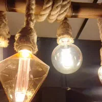 لوستر بامبو کنفی ۱۴ شعله|لوستر و چراغ آویز|کرج, فاز ۴ مهرشهر|دیوار