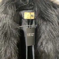 پالتو پوست مشکی کاملا نو و تگ دار(کار مزونی)