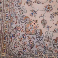 فرش دستباف کرک و ابریشم شش متری کاشان بسیار ریزباف|فرش|تهران, هوانیروز|دیوار