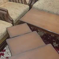 مبلمان ۷ نفره با میز عسلی