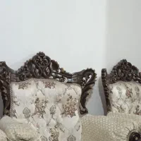 فروش مبل استیل ۹ نفره با میز ودوعدد عسلی|مبلمان خانگی و میز عسلی|تهران, حکیمیه|دیوار