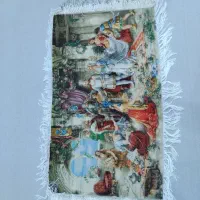 تابلو فرش دستبافت جشن امپراطوری|تابلو فرش|کرمانشاه, |دیوار