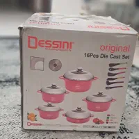 سرویس ۱۶ پارچه قابلمه گرانیتی دسینی