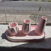 انواع گلدان جاشمعی و.. سنگ مصنوعی فقط 20هزار تومان