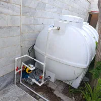 لوله کشی آب - نصب پمپ و مخزن آب