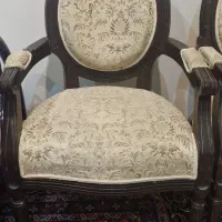 مبلمان استیل ۹ نفره.پارچه ترک.در حد نو|مبلمان خانگی و میز عسلی|گلمکان, |دیوار