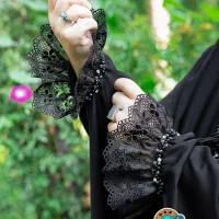 چادر سنگدوزی و نگین دوزی شده