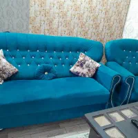 مبل ۷ نفره فیروزه ای