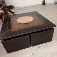 میز جلو مبلی و عسلی چوبی