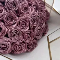 رز جاودان ،دسته گل روبانی