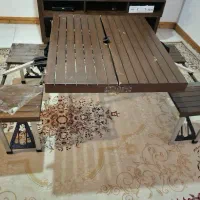 میز ۴نفره کیفی جمع شو وتاشو|میز و صندلی غذاخوری|چالوس, |دیوار