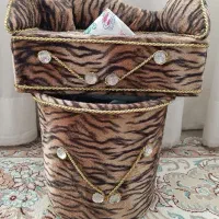 جا دستمال و سطل