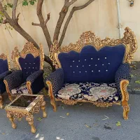 مبلمان سلطننتی هفت نفره|مبلمان خانگی و میز عسلی|خوی, |دیوار