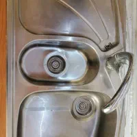 سینک ظرفشویی همراه با شیرو اتصالات|مصالح و تجهیزات ساختمان|تهران, والفجر (افسریه)|دیوار