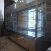 یخچال مکعبی آکواریومی فریزر ایستاده شیرسردکن