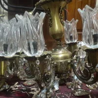 لوستر برنج شش شاخه