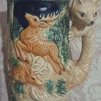 ظروف گل سرخ قدیمی|کلکسیون اشیاء عتیقه|اردبیل, |دیوار