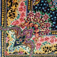 فرش دستبافت تمام ابریشم|فرش|چهاردانگه (تهران), |دیوار