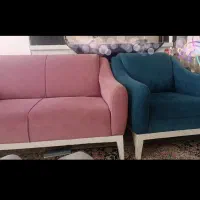 مبل راحتی ۷ نفره با میز و پاف ها|مبلمان خانگی و میز عسلی|بندرعباس, |دیوار