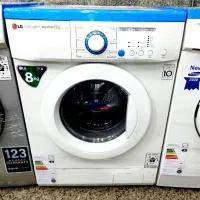 ماشین لباسشویی ال جی 8 کیلو درب جلو کره‌ای