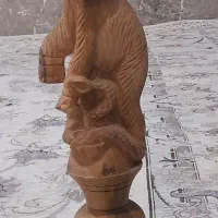 طنه قلیان فیل تراشیده از چوب گردو|صنایع دستی و سایر لوازم تزئینی|تهران, مهران (سیدخندان)|دیوار