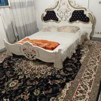 تخت خواب دونفره با فرش