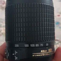 لنز ۵۵ـ۲۰۰ بسیار تمیز|دوربین عکاسی و فیلم‌برداری|تهران, طرشت|دیوار