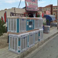 کولر آبی جنرال و درب آکاردئون