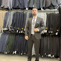 کت شلوار مشکی  بهنام پلیس