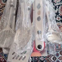 سرویس کفگیرملاقه استیل نو۷تیکه|ظروف سرو و پذیرایی|سلماس, |دیوار