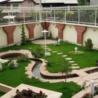 خدمات باغبانی احداث باغ محوطه سازی‌ دیوار فنس کشی