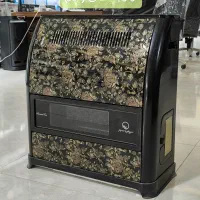 بخاری گازی طرح شومینه حصیری جنرال با گارانتی|بخاری، هیتر، شومینه|مشهد, طلاب|دیوار