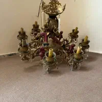 لوستر 8 شاخه برنج