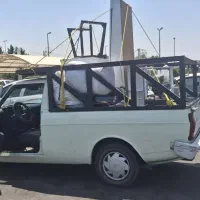 پیکان وانت حرکت از آق قلا ب سمت تهران حمل بار