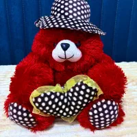 عروسک خرس قرمز ولنتاین|اسباببازی بچه|بابل, |دیوار